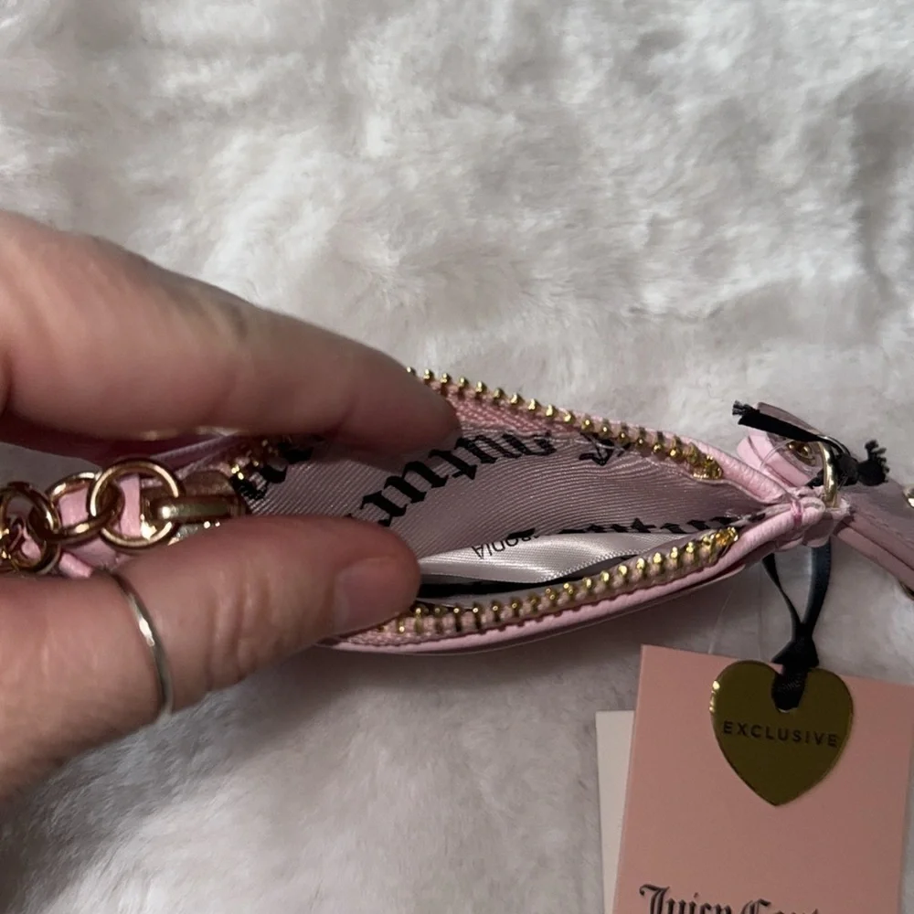 💖💖Juicy Couture  starstruck elongated Light Pink Card Holder 💖💖